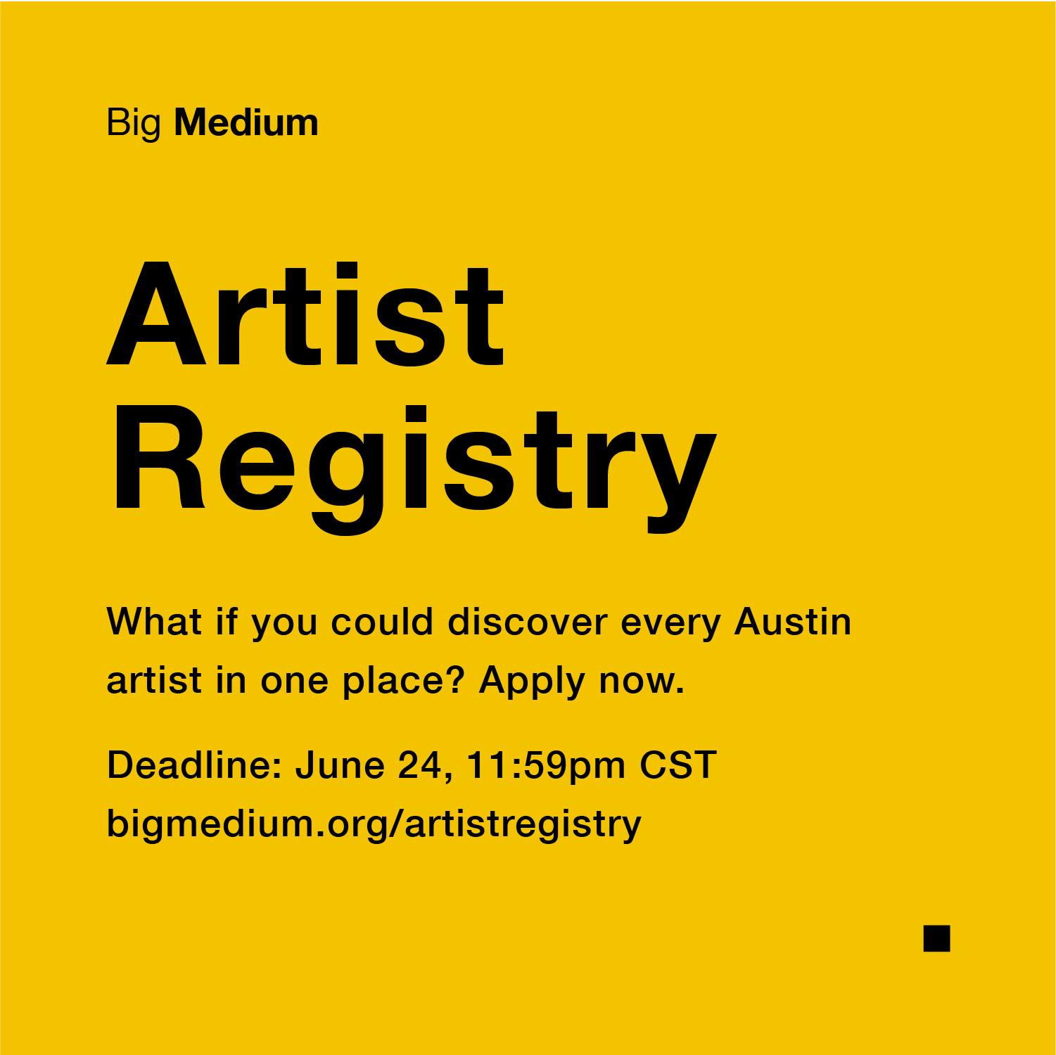 bigmedium registry