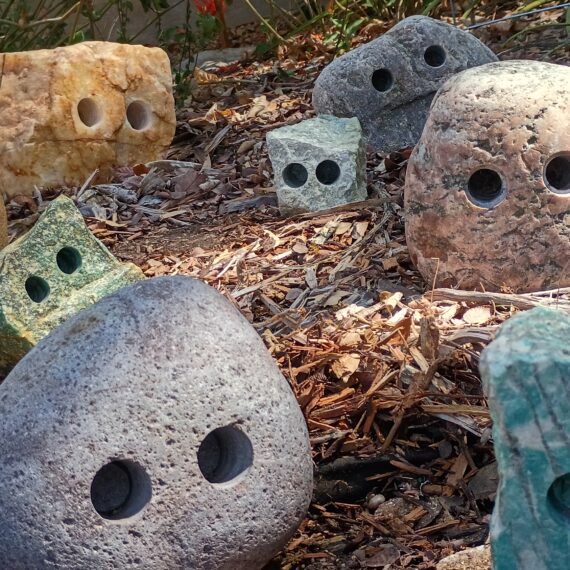 minimalist rock art by Arthur Simon